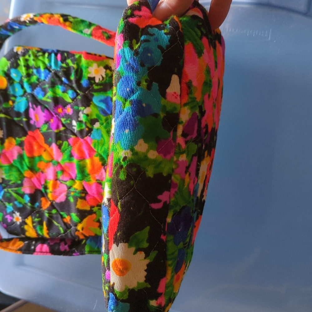 Floral quilt purse - Picture 6 of 7